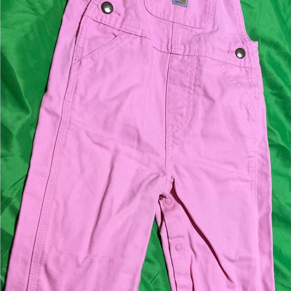 Pink Kids Overalls